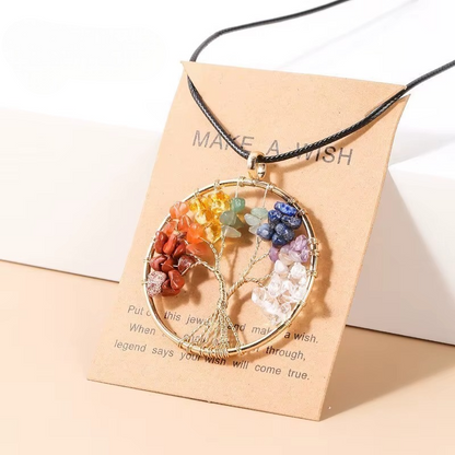Handmade Chakra Healing Necklaceeee
